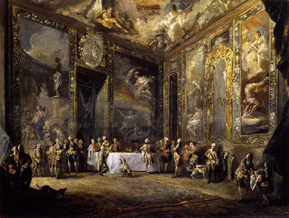 Charles the Third Dining before the Court